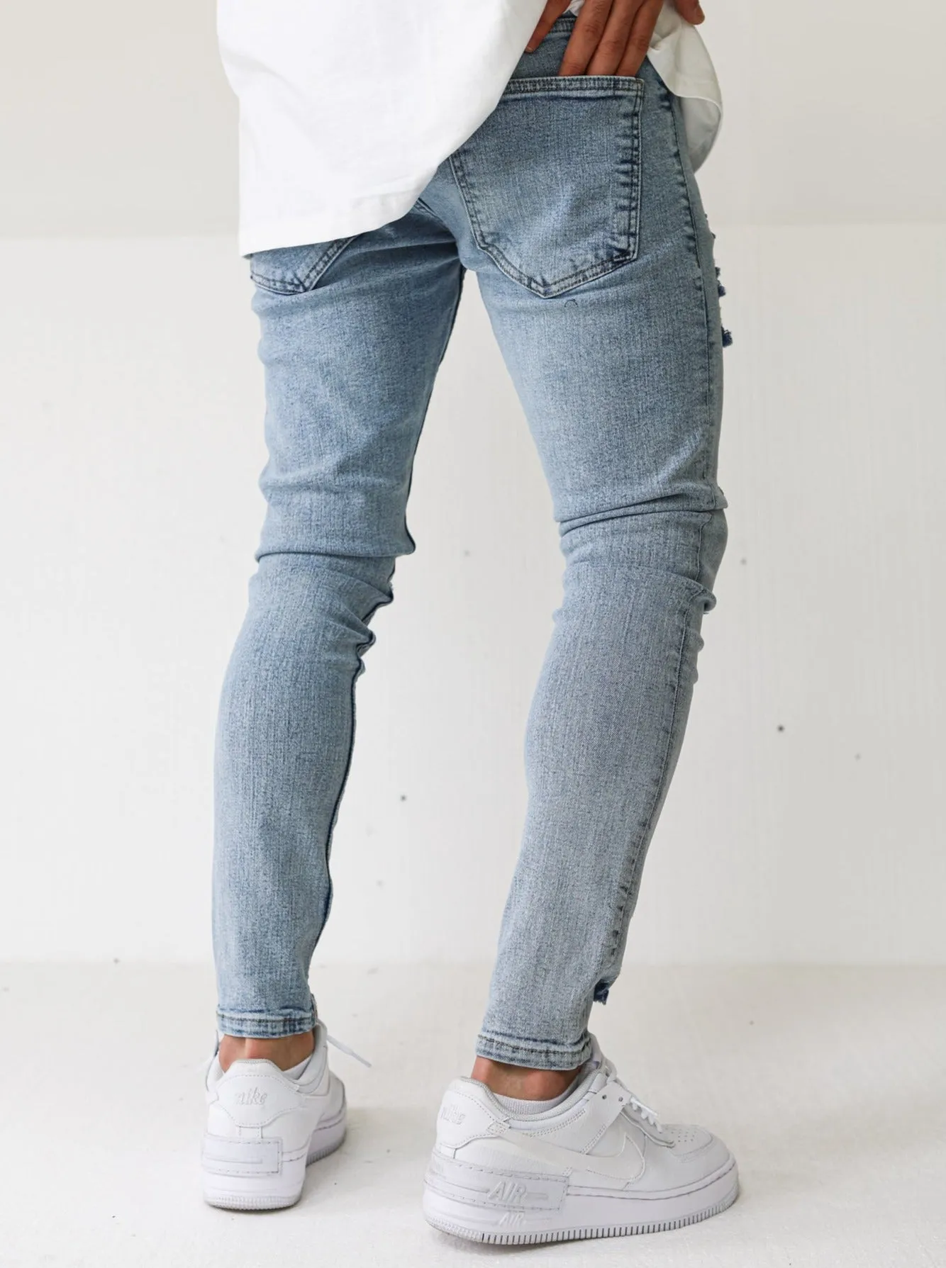 Premium 4x Stretch Vintage Blue Jeans