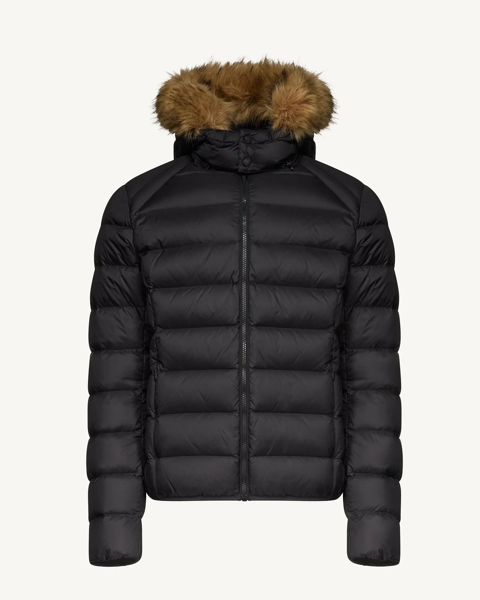 Prestige Extreme Cold hooded down jacket Black