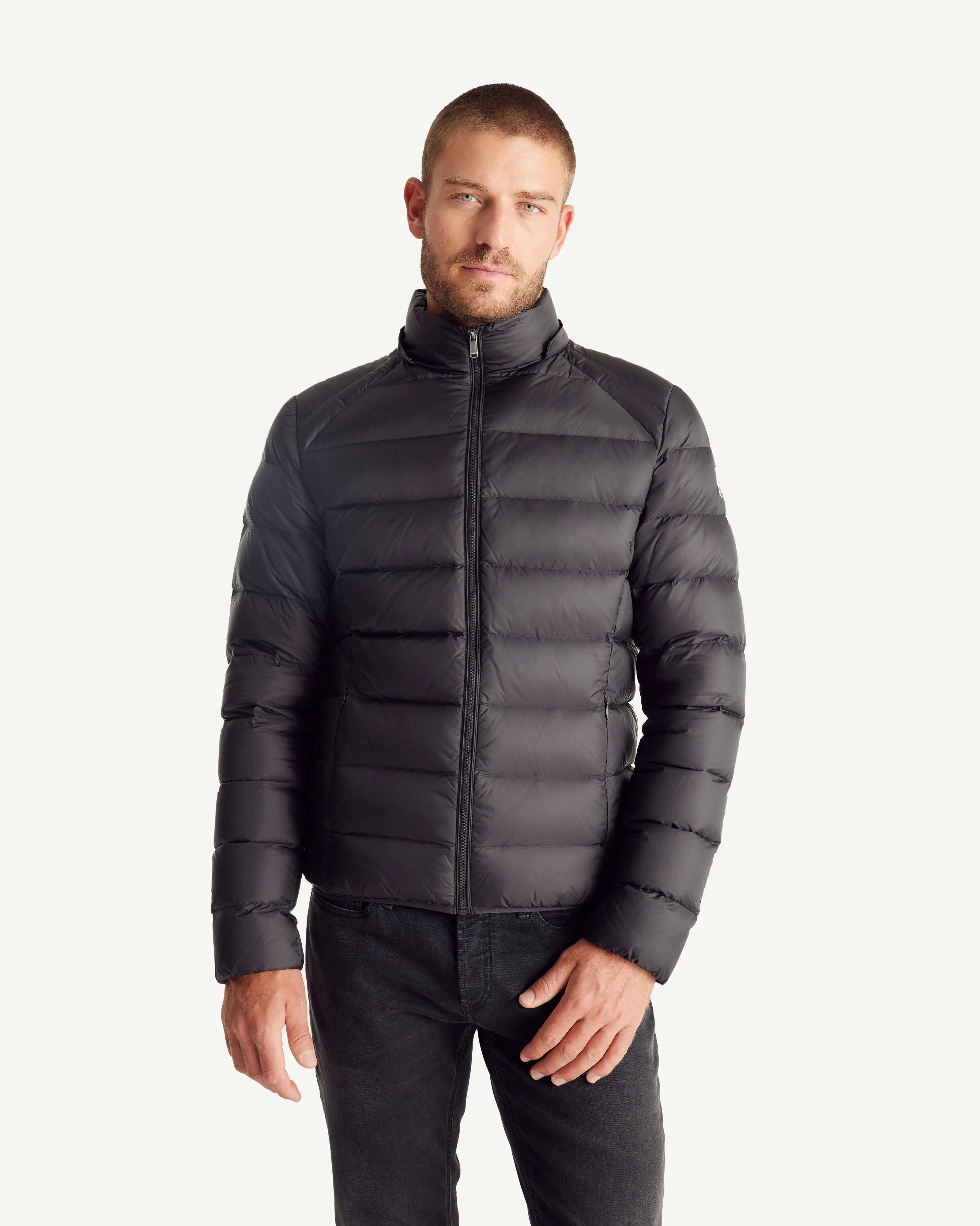 Prestige Extreme Cold hooded down jacket Black