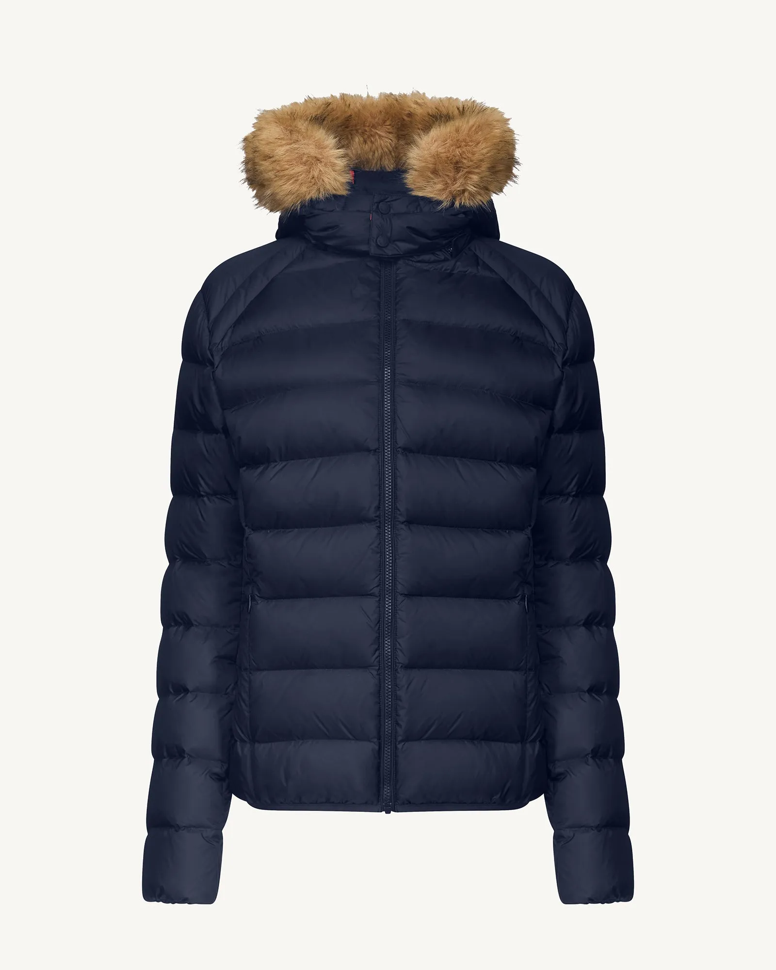 Prestige Extreme Cold hooded down jacket Navy