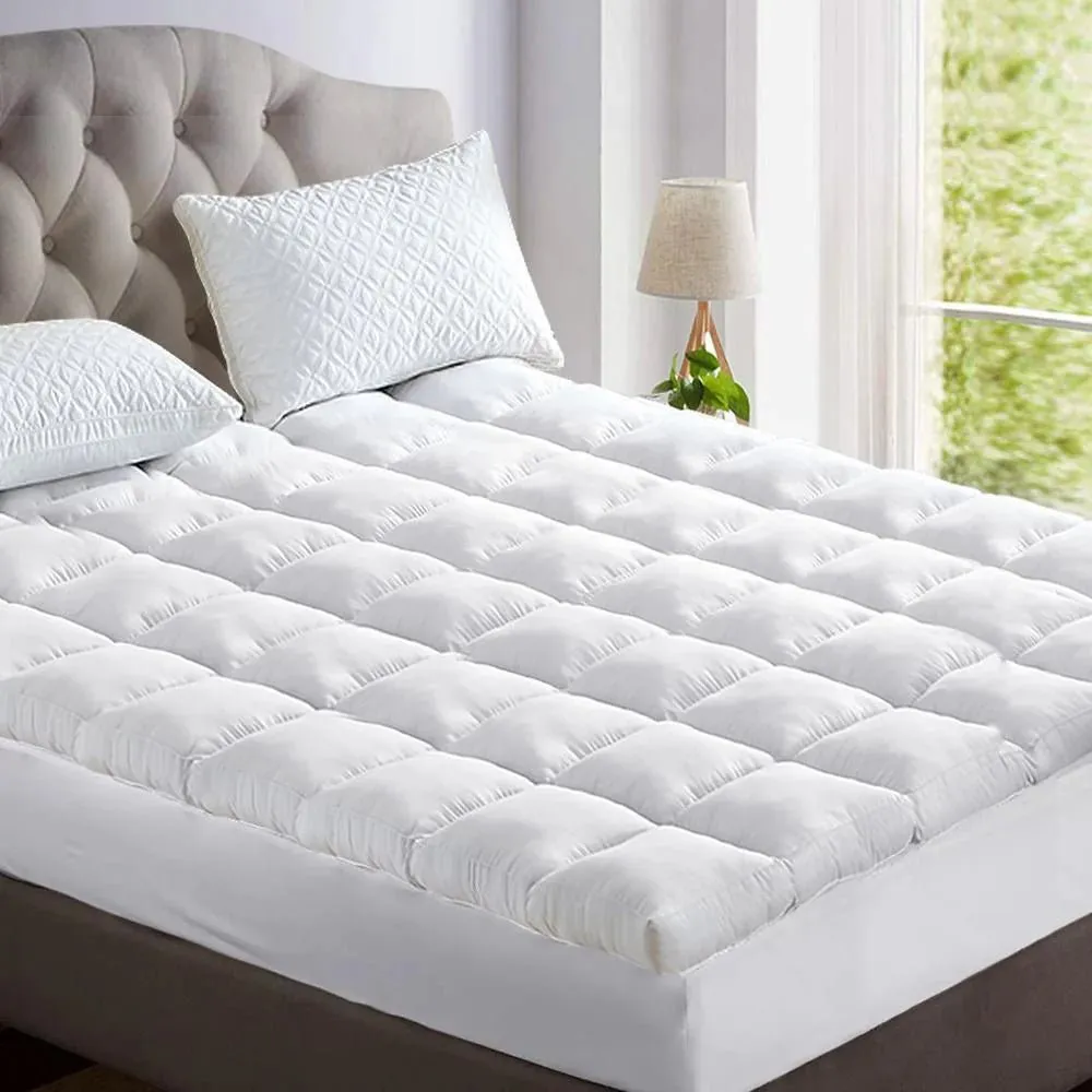 Queen Premium Package | Bedzy Luxe Austin Bed Frame Turquoise, Plush Premium Euro Top Pocket Spring Mattress (Medium Firm) & Bamboo Mattress Topper!