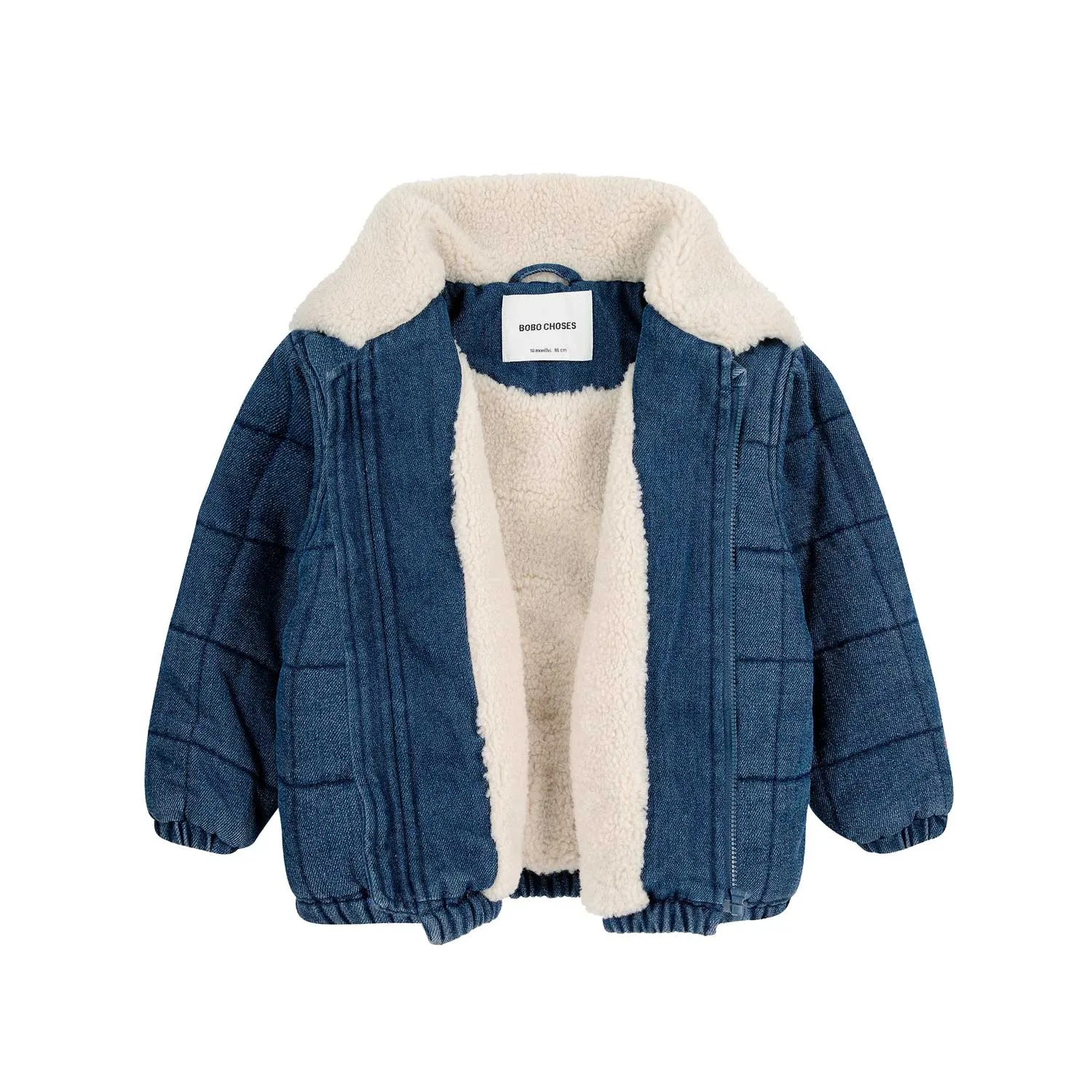 Quilted denim jacket