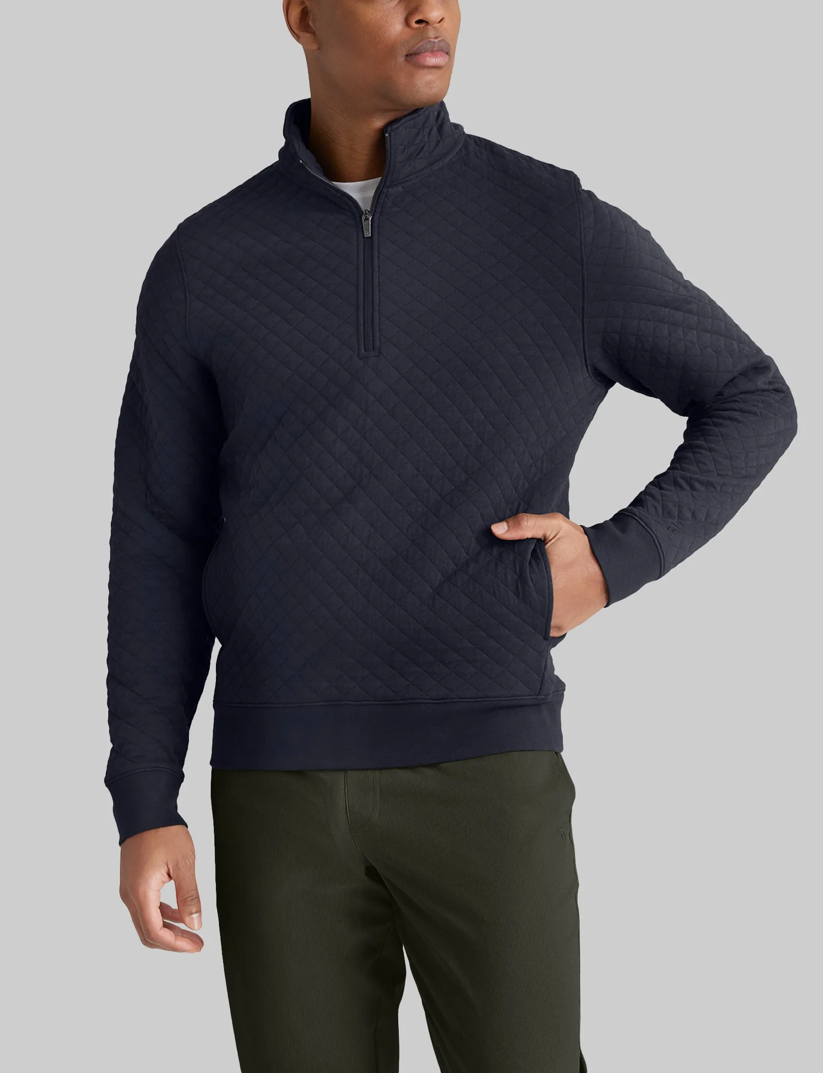 Quilted Quarter Zip