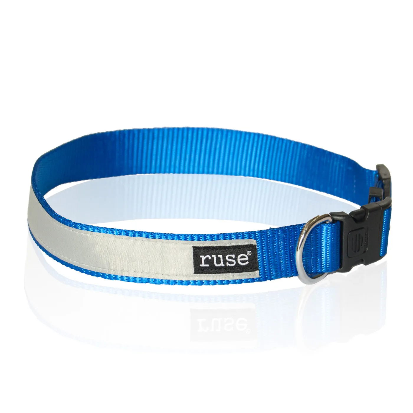 "Fur Baby" Night Glow Printed Reflective Nylon Neck Belt Collar for Dogs