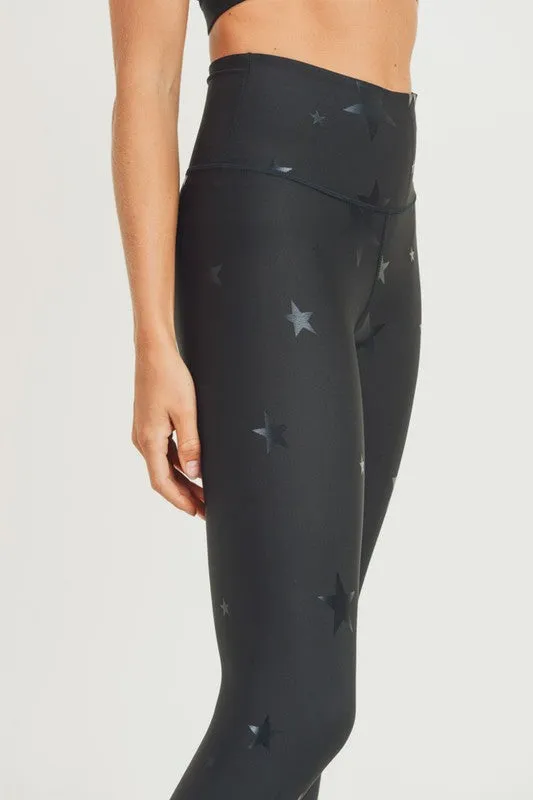 Raw Moda Shiny Stars Leggings