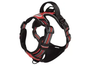 Reflective padded harness - ORANGE - XL