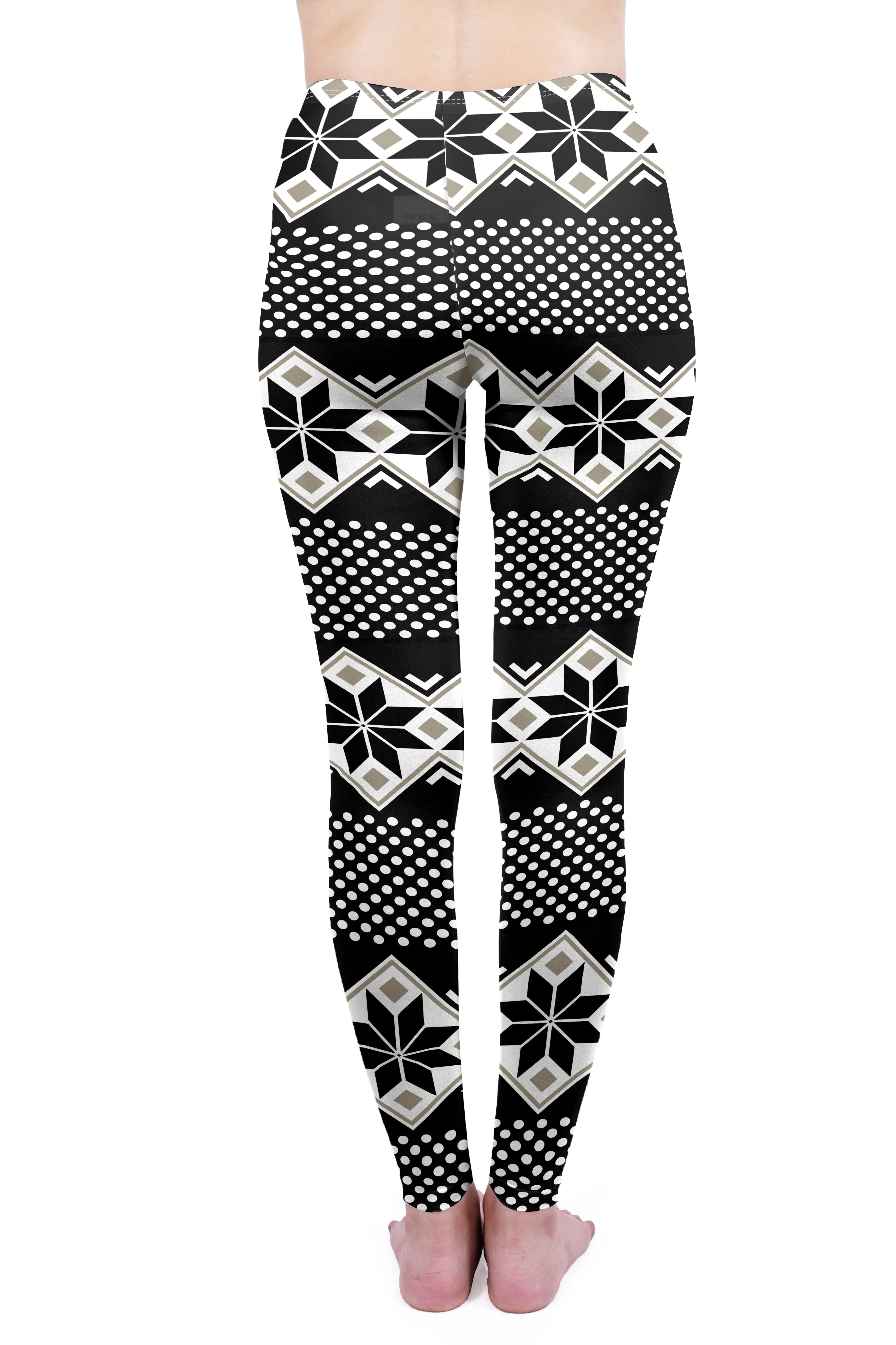 Regular Leggings (8-14 UK Size) - Winter Dots