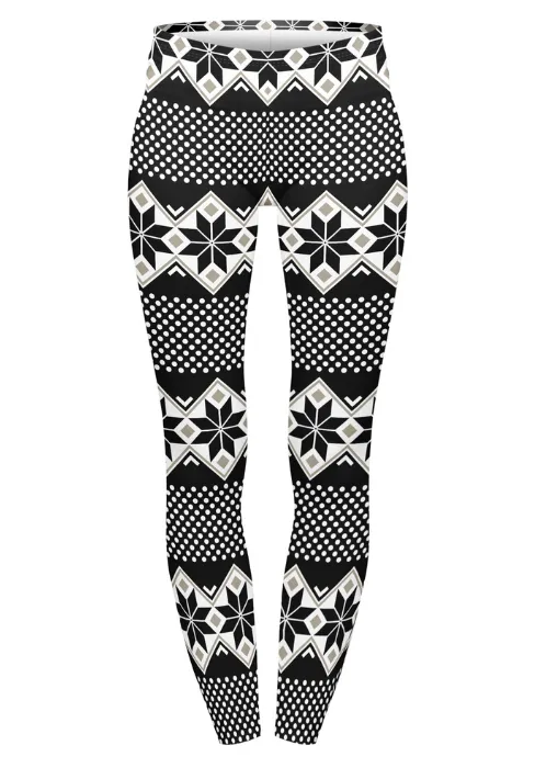 Regular Leggings (8-14 UK Size) - Winter Dots