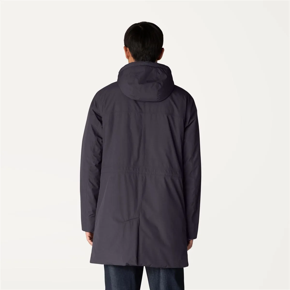 Remi Ripstop Marmotta - Men Waterproof Hooded Coat in Blue Depth