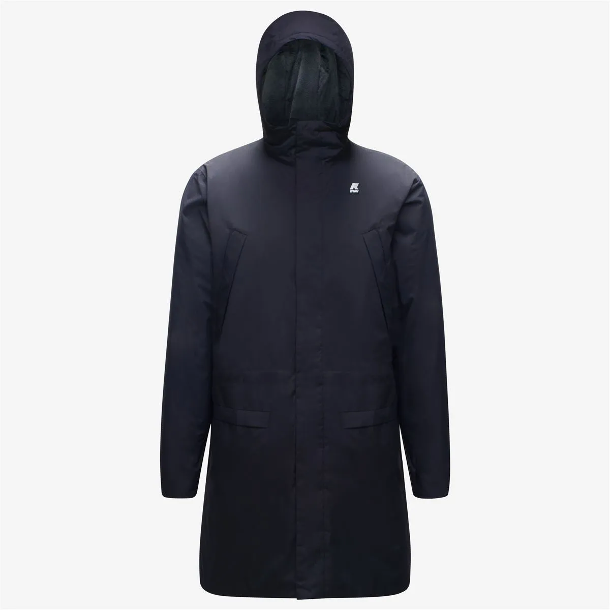 Remi Ripstop Marmotta - Men Waterproof Hooded Coat in Blue Depth