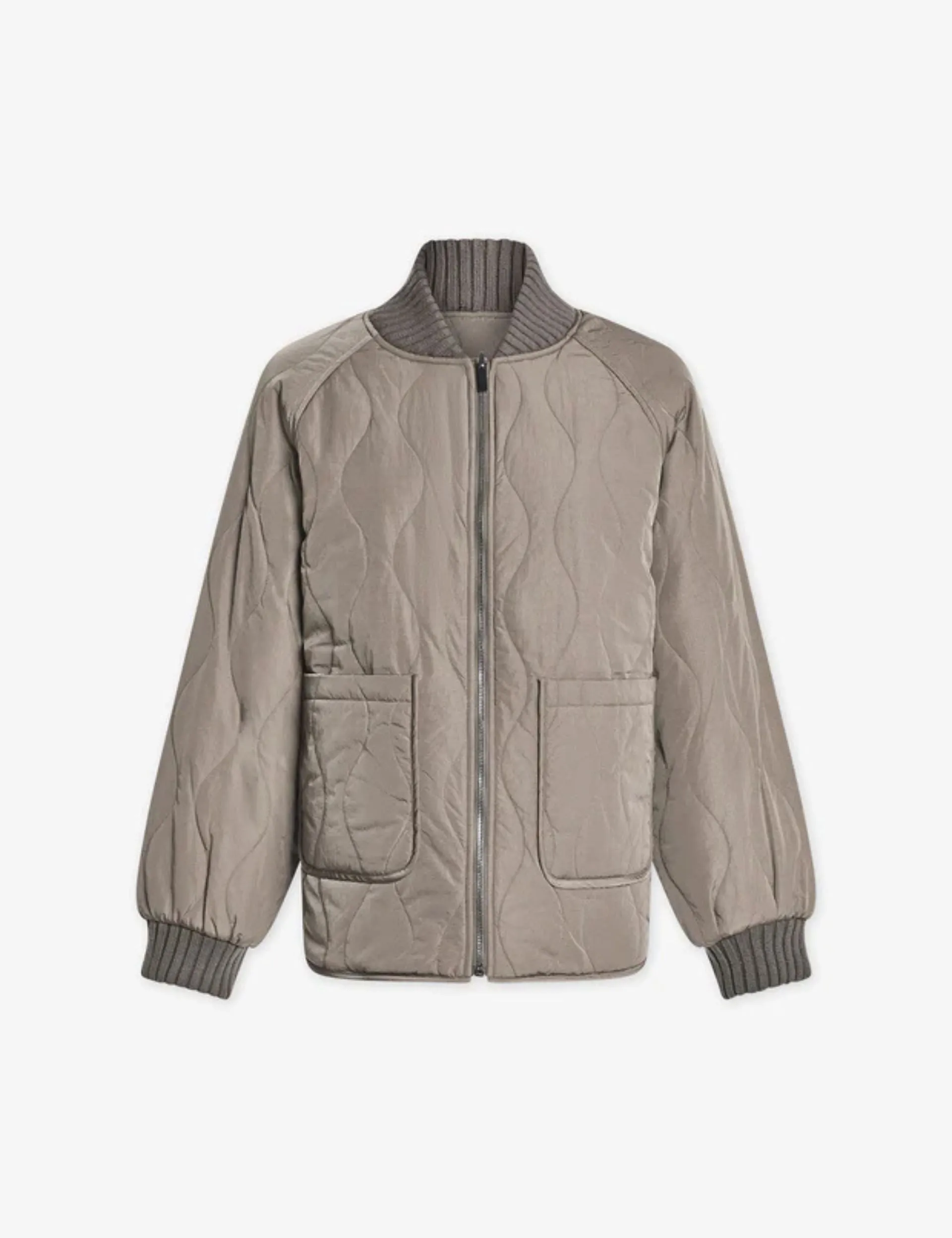 Reno Reversible Quilt Jacket - Fungi