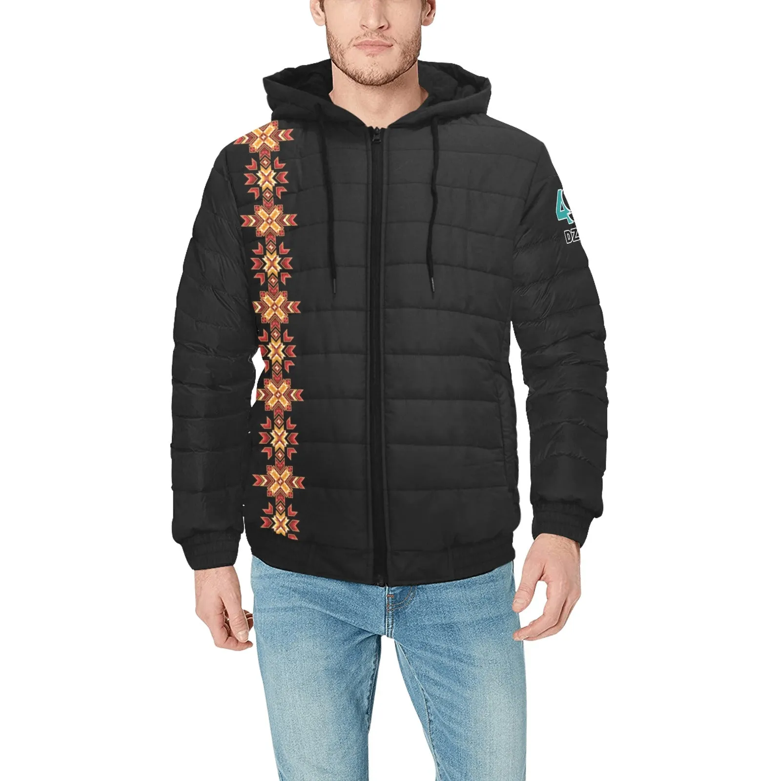 Ruby Fall Men's Padded Hooded Jacket