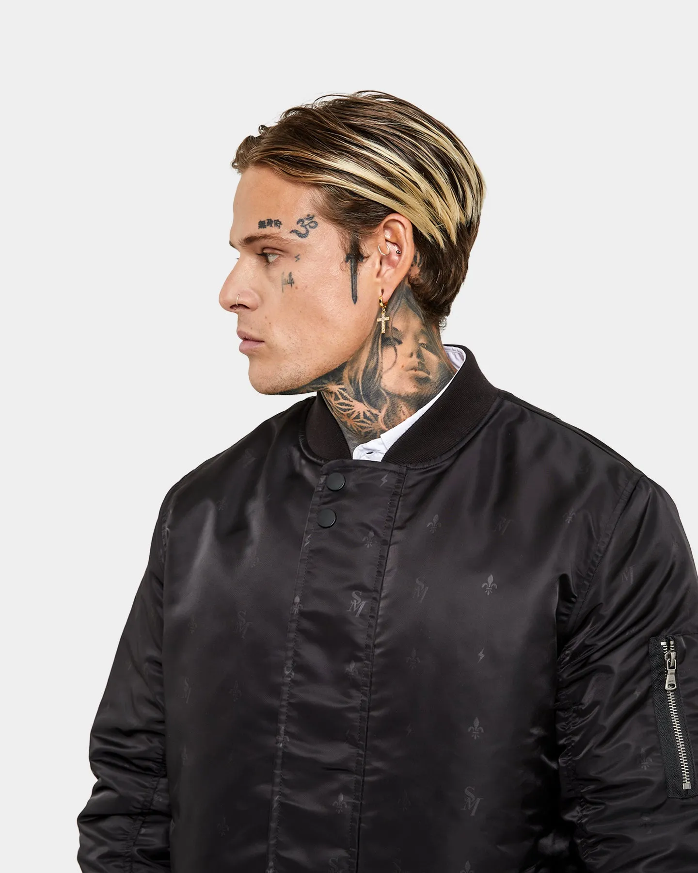 Saint Morta Icarus Bomber Jacket Black