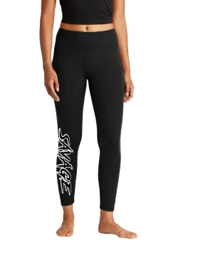 SAVAGE FASTPITCH 14U BLACK LEGGINGS WITH CELL POCKET