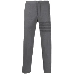 Slim-Fit Tonal 4-Bar Trousers