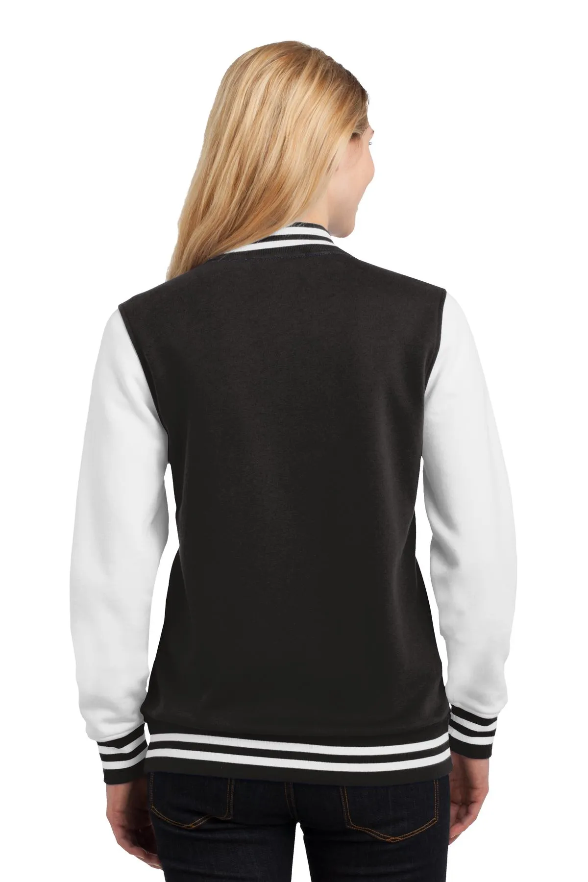 Sport-Tek® Ladies Fleece Letterman Jacket. LST270