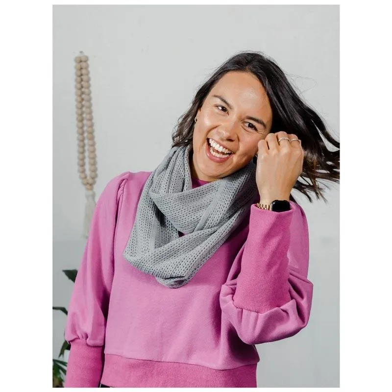 Stella Infinity Scarf - Sleet Grey