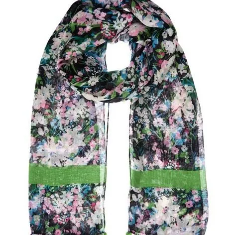 Summer Floral Tassel Scarf