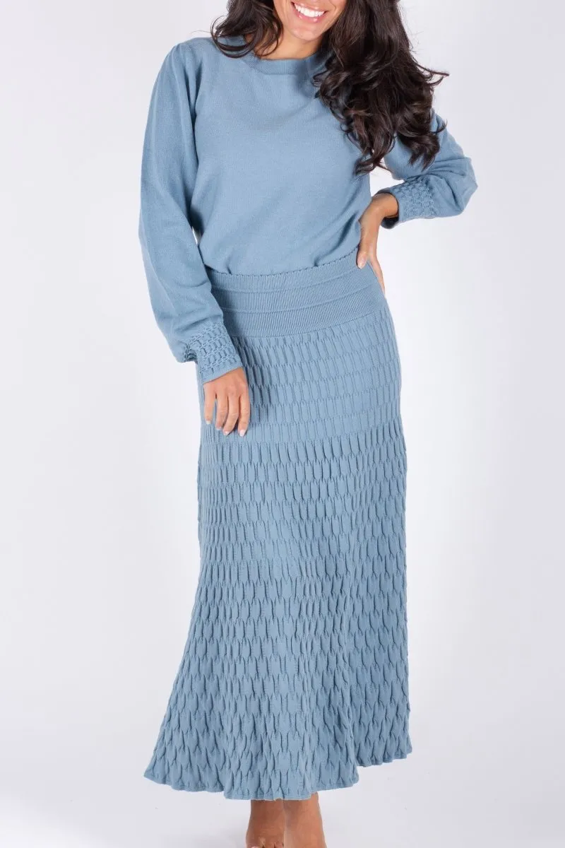 SUSAN SKIRT (BLUE)