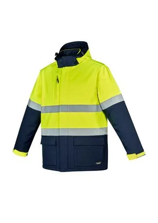 Syzmik Unisex Hi Vis Antarctic Softshell Taped Jacket (ZJ553)