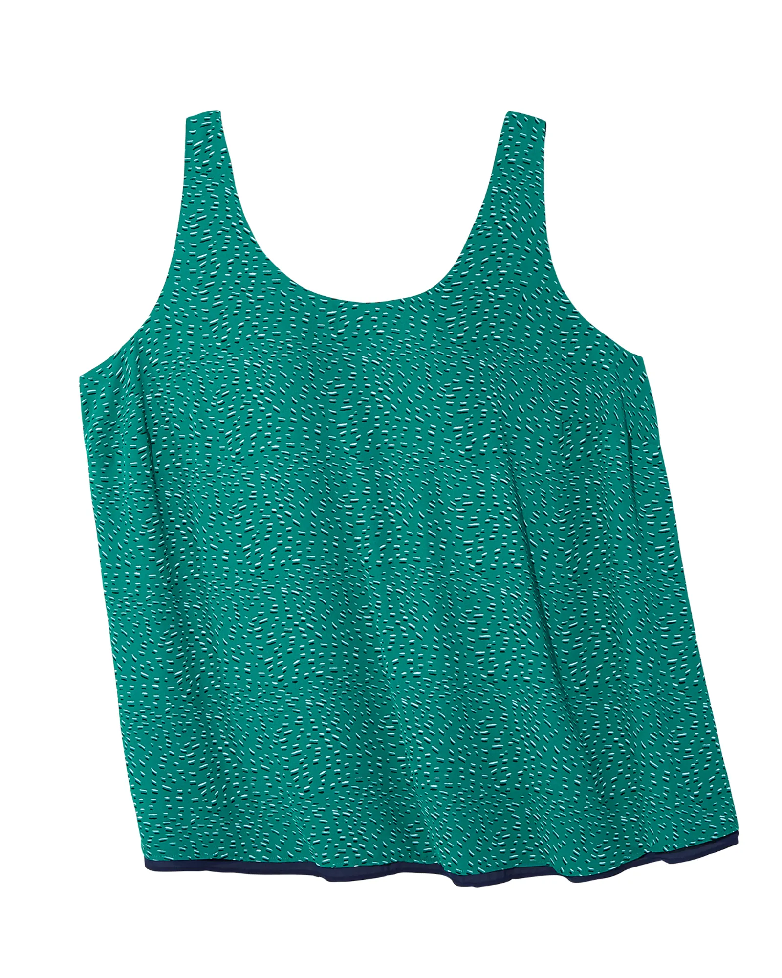 Teresa Reversible Tank | Kelly Green / Navy