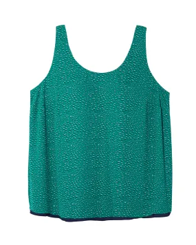 Teresa Reversible Tank | Kelly Green / Navy