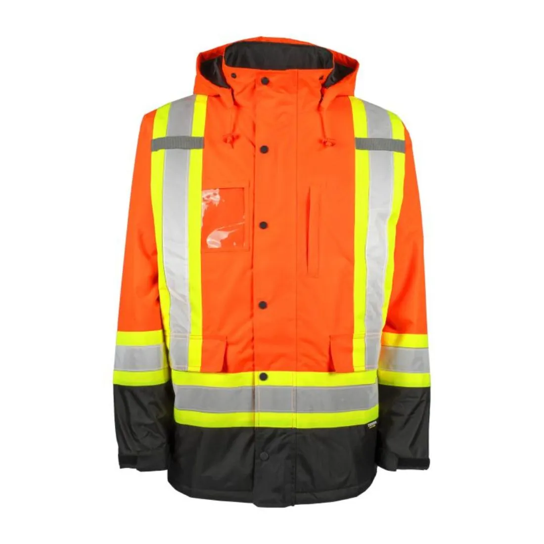 Terra Hi-VIS Lined Winter Safety Parka 116504 - Orange