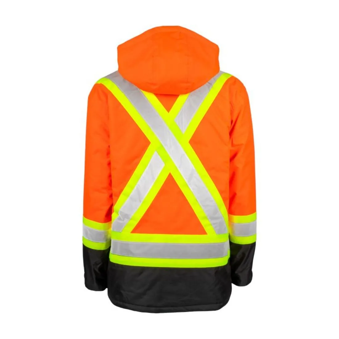 Terra Hi-VIS Lined Winter Safety Parka 116504 - Orange