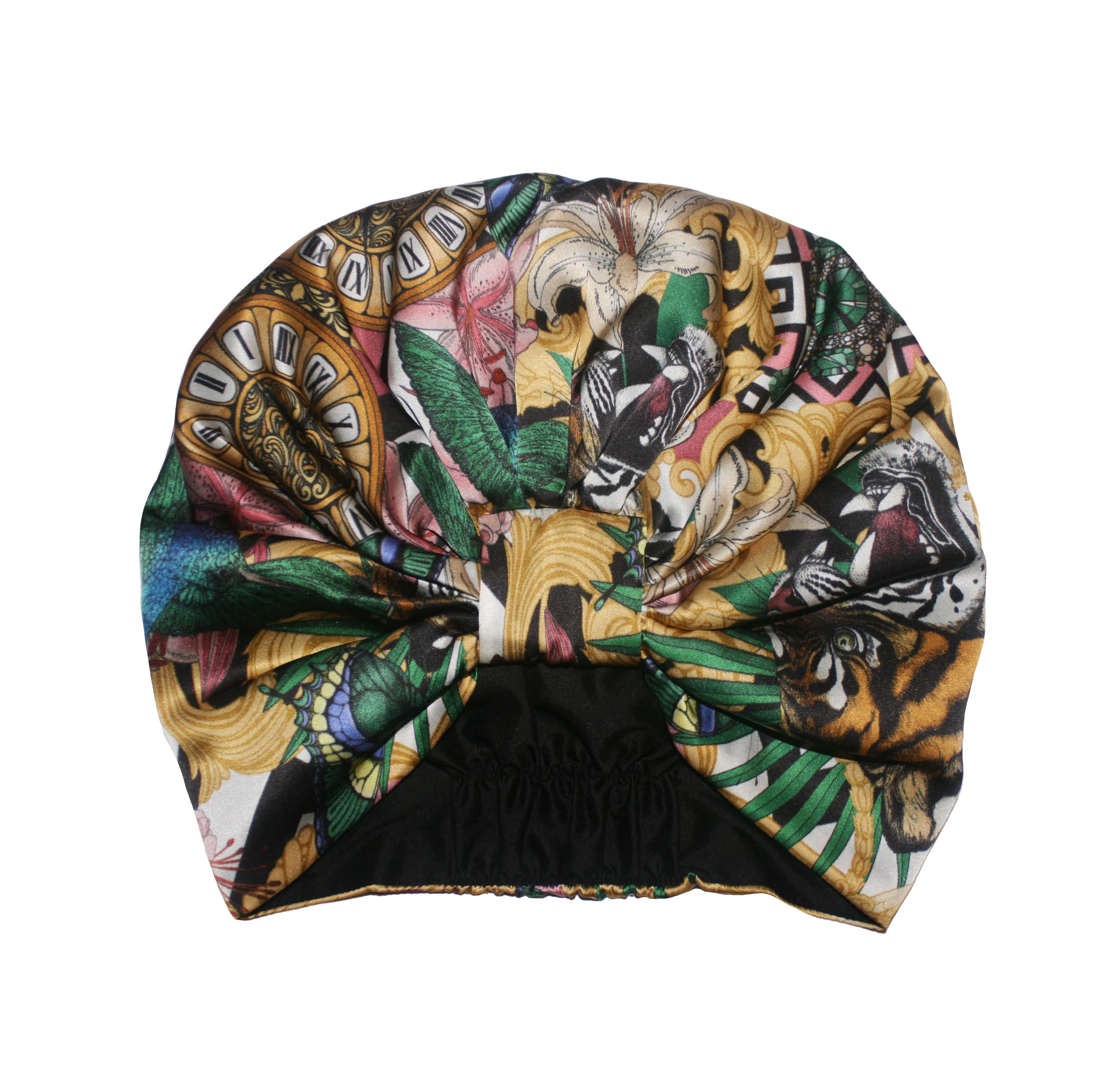 The Baroque Tiger Silk Turban