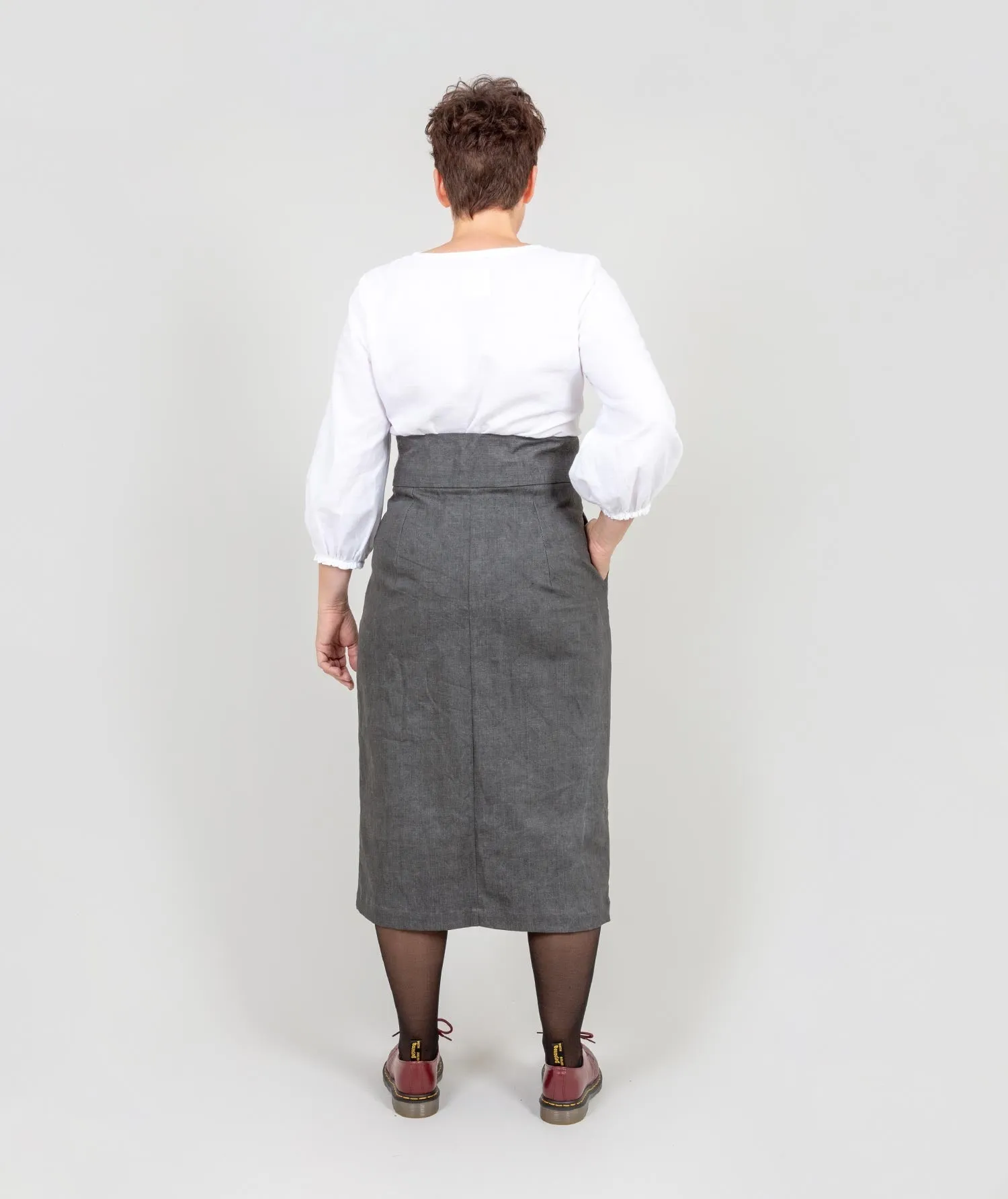 The "All Wrapped Up Skirt" - Grey