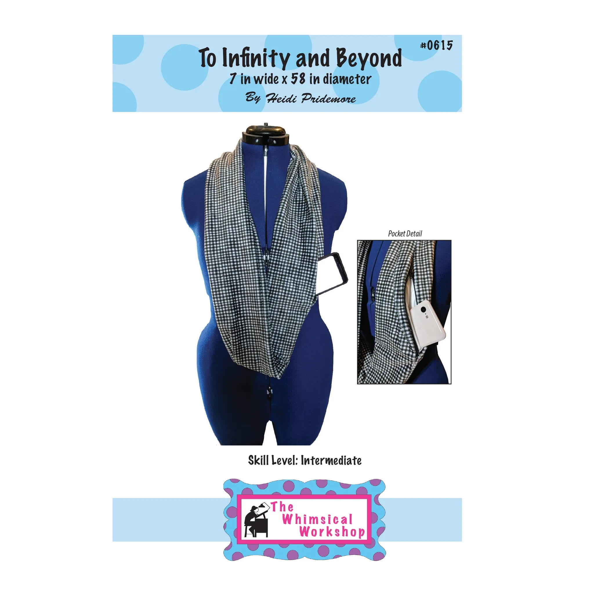 To Infinity and Beyond Scarf Pattern TWW-0615w - Wholesale Product