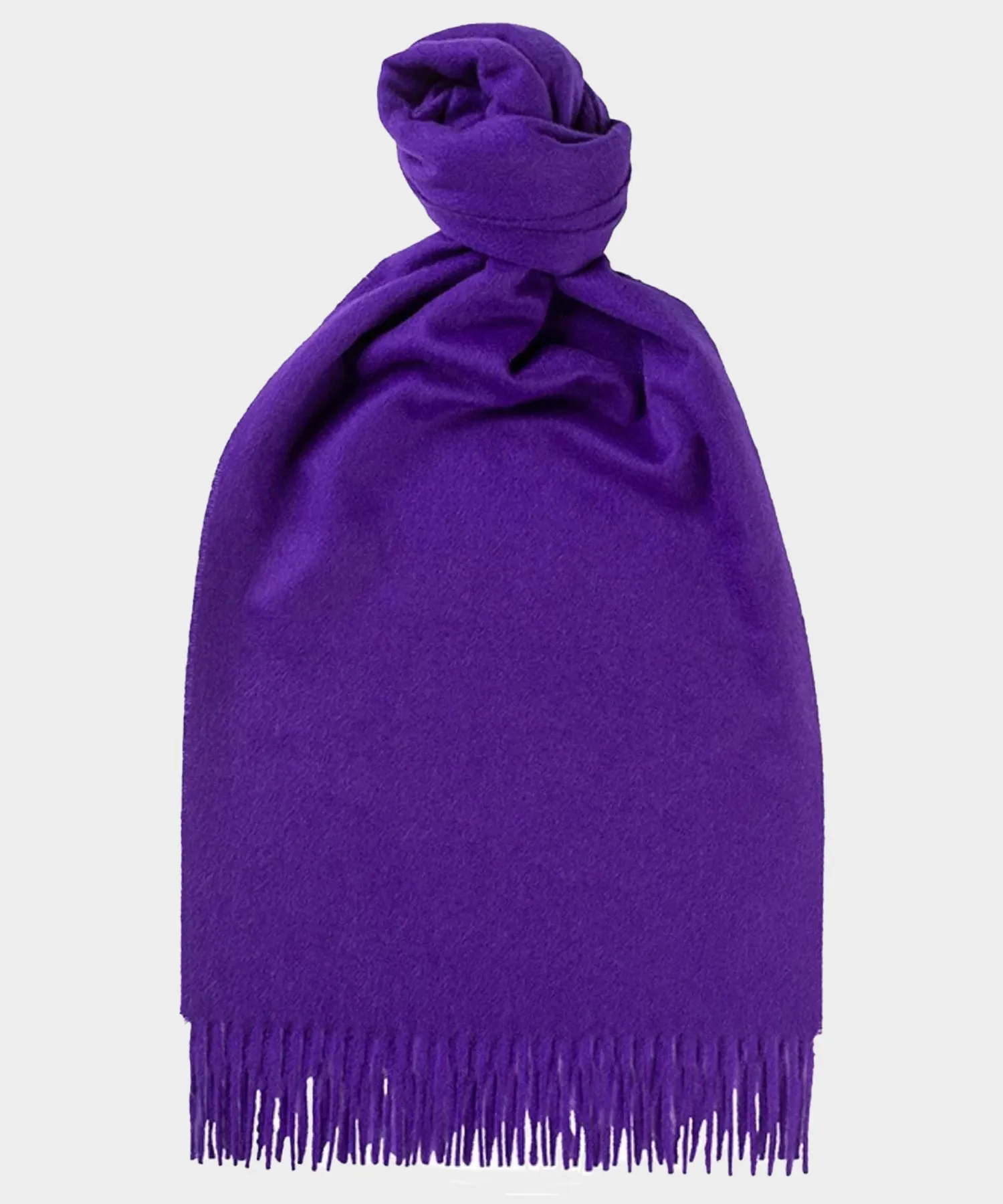 Todd Snyder x Joshua Ellis Classic Cashmere Scarf in Purple