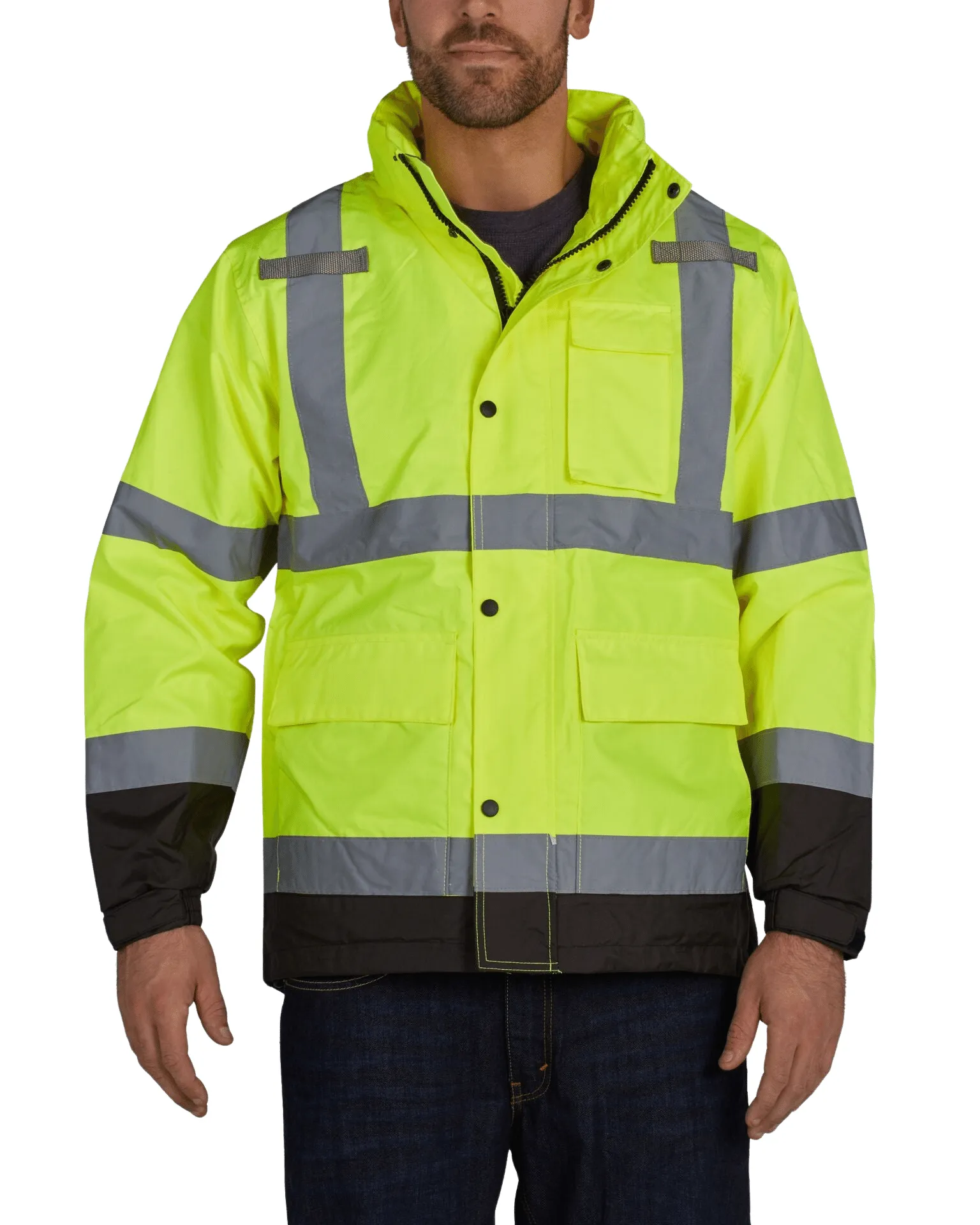 UHVR642 HiVis Rain Jacket