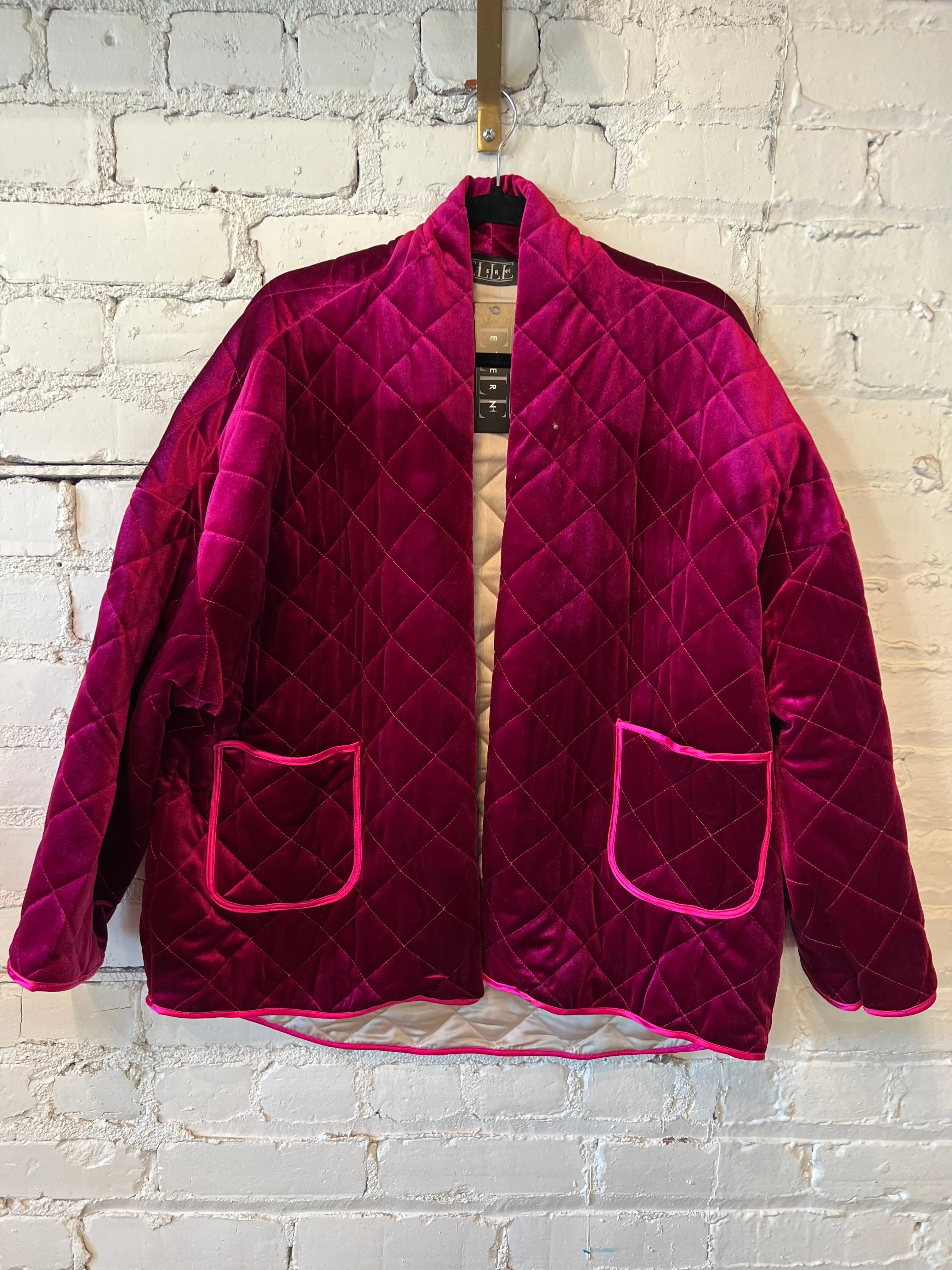 Velvet Quilted Jacket