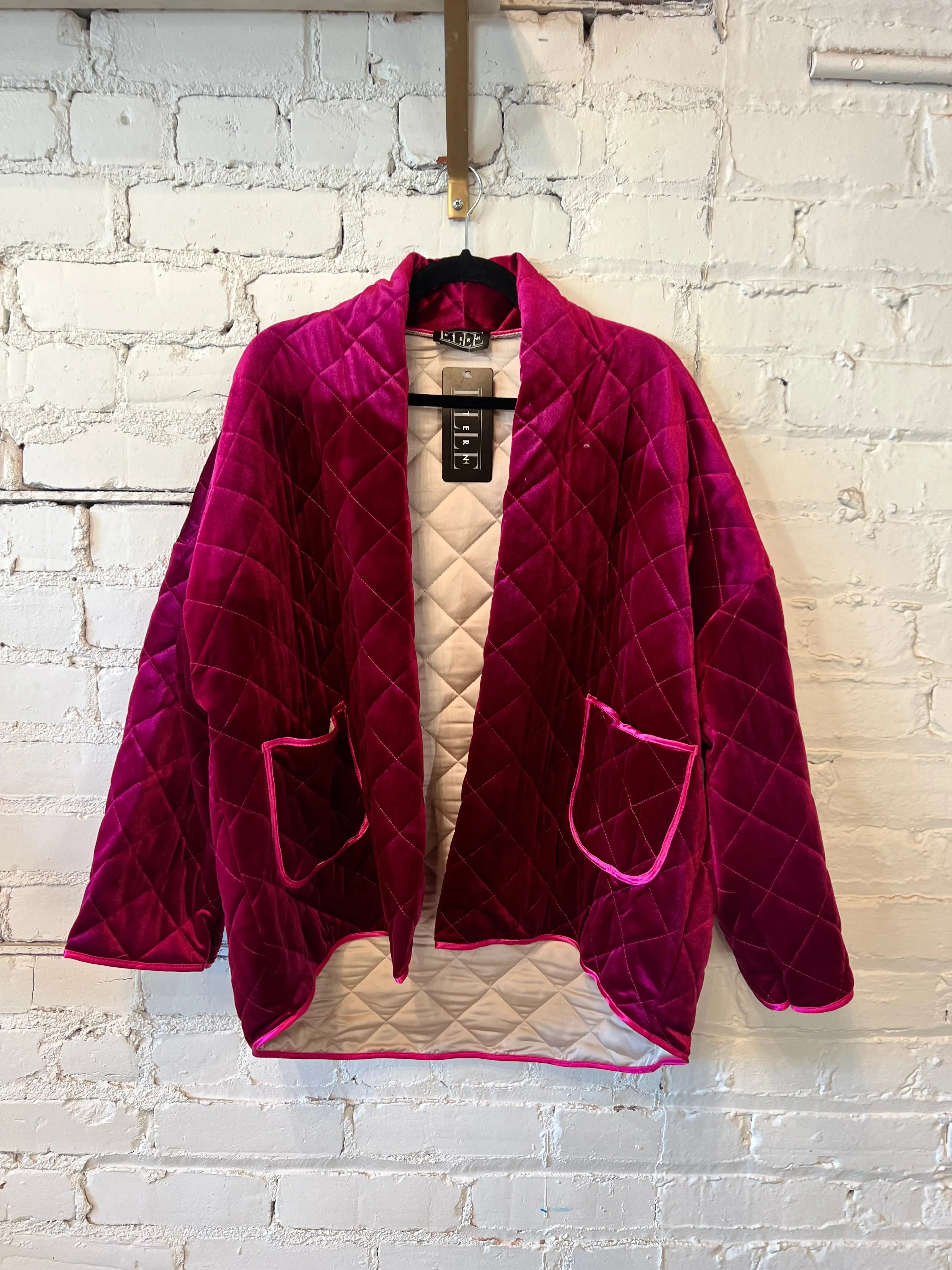 Velvet Quilted Jacket