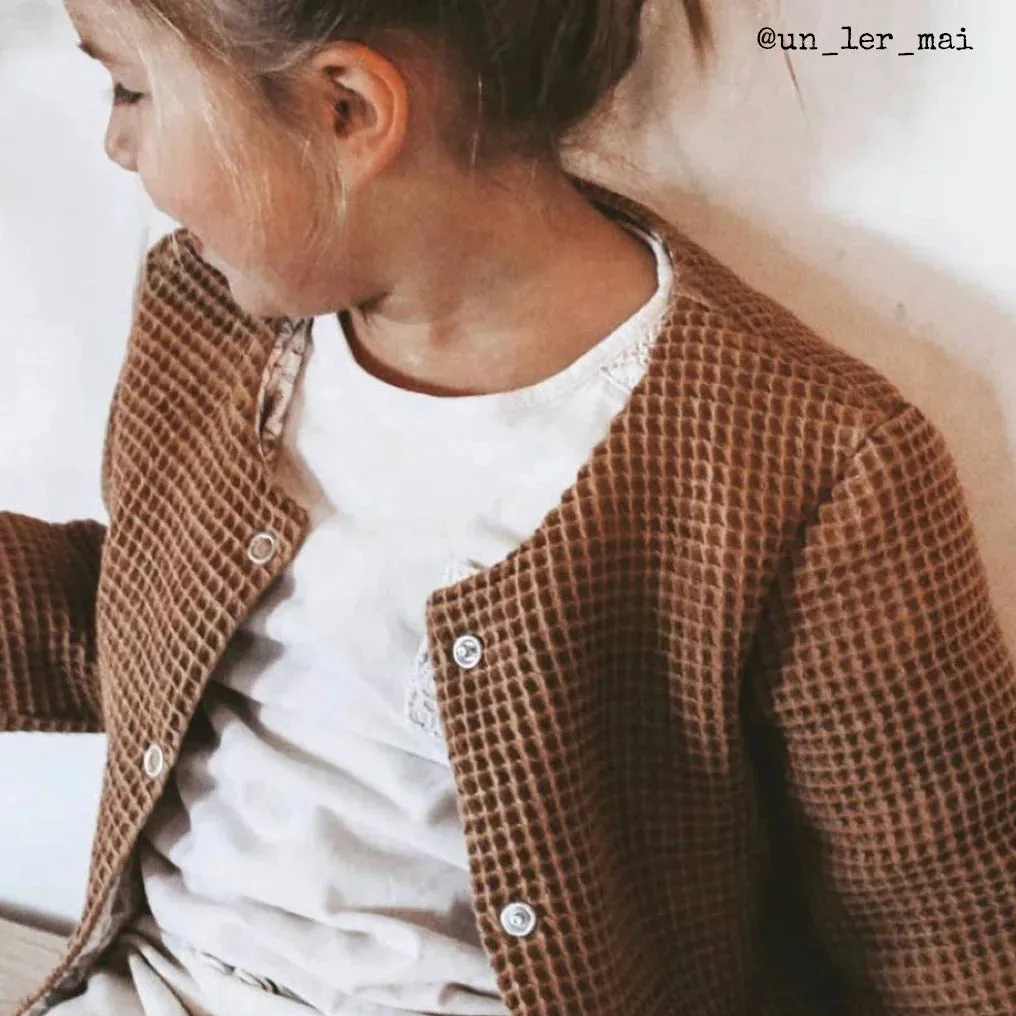 Vic Cardigan - Kids- Sewing Pattern | Ikatee