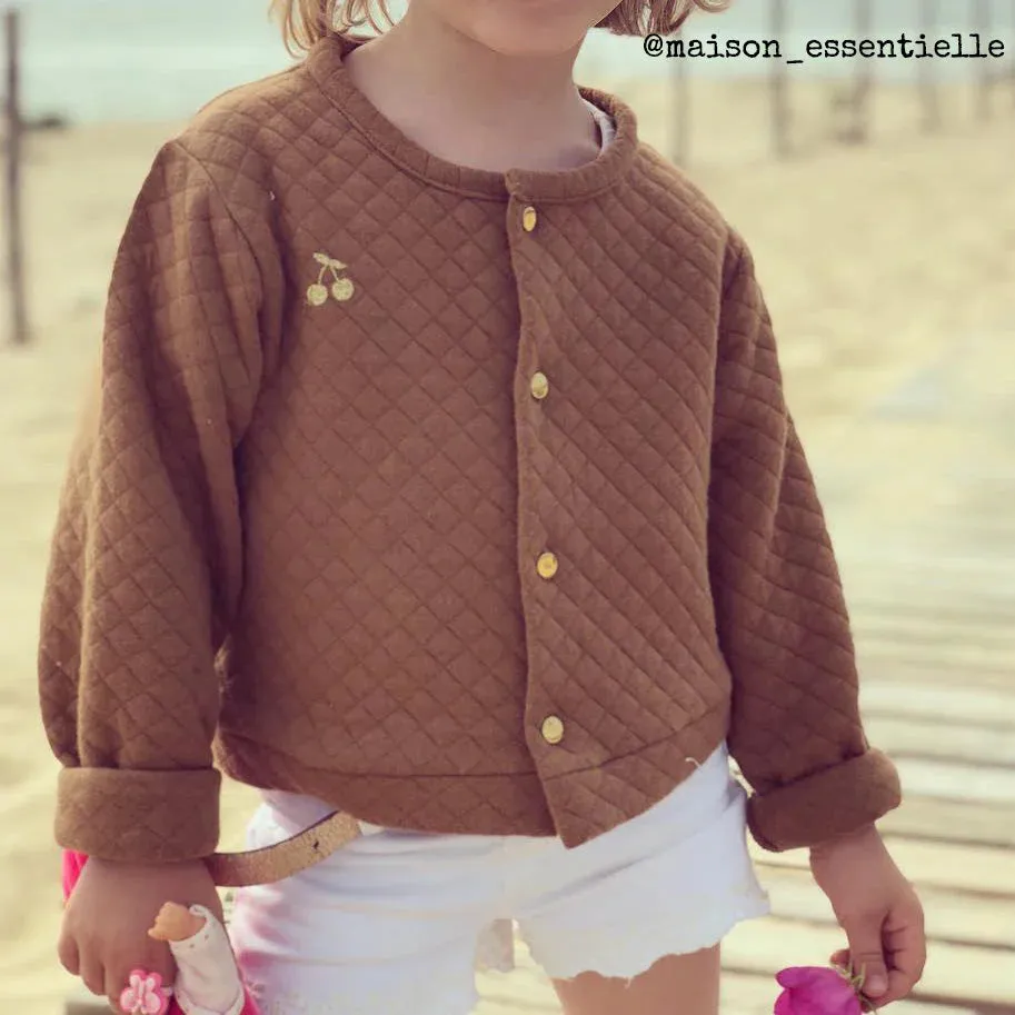 Vic Cardigan - Kids- Sewing Pattern | Ikatee