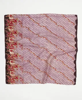 Vintage Silk Square Scarf - No. 240701