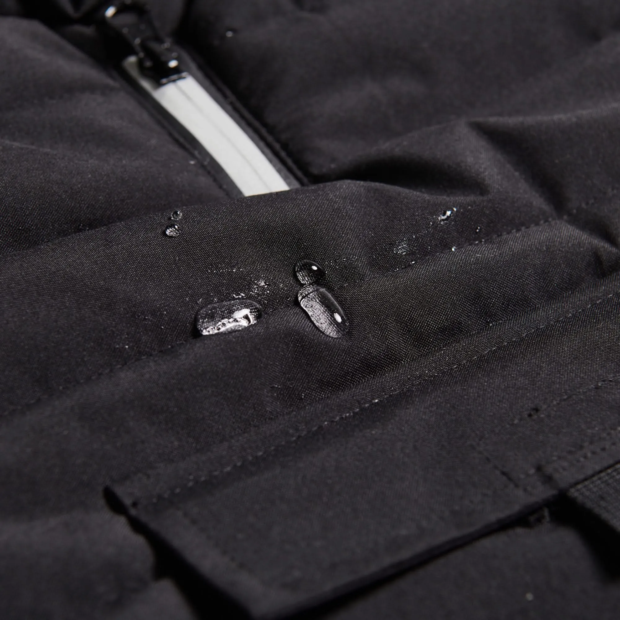 WarmShield Water-Resistant Jacket - Black