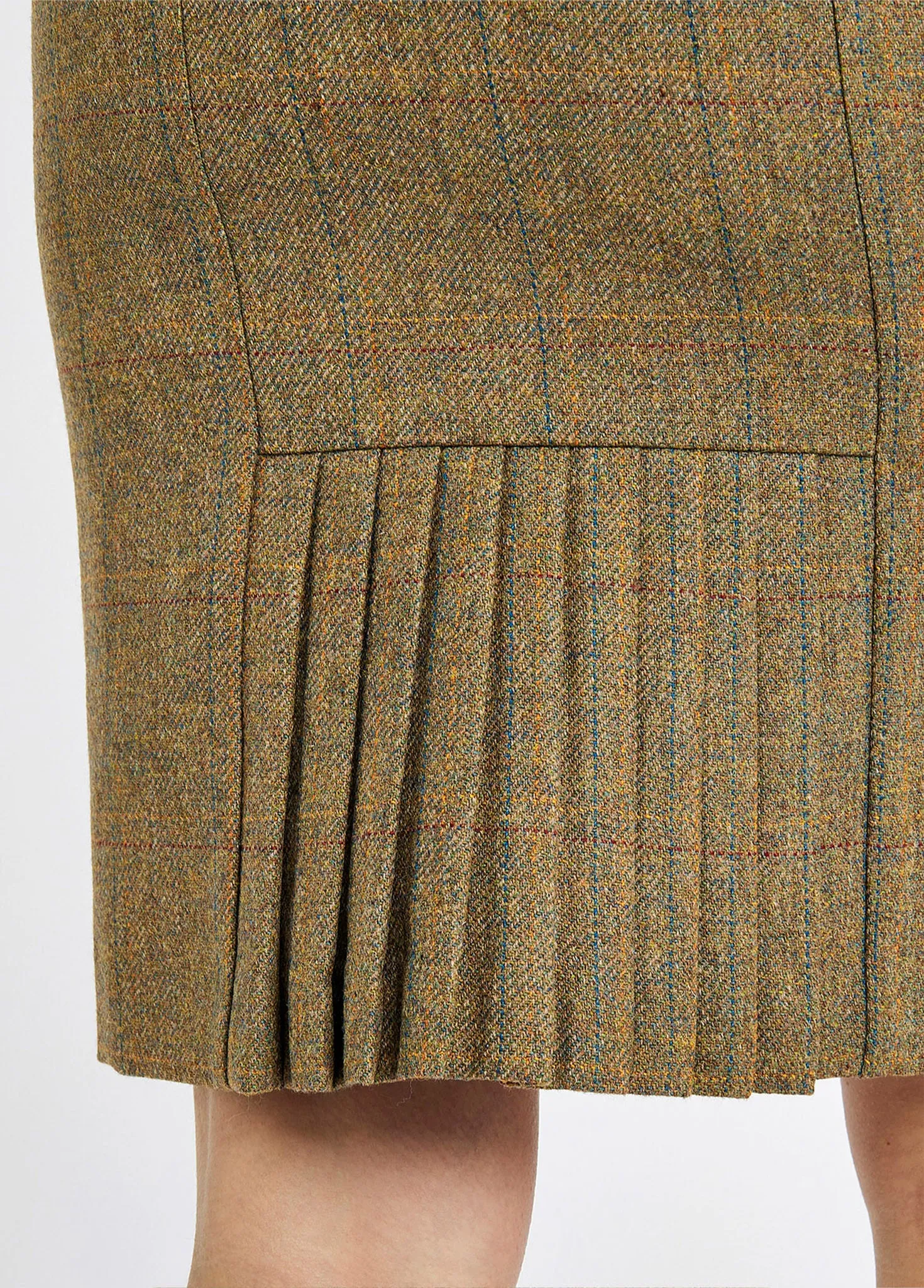 Wisteria Tweed Pencil Skirt - Burren