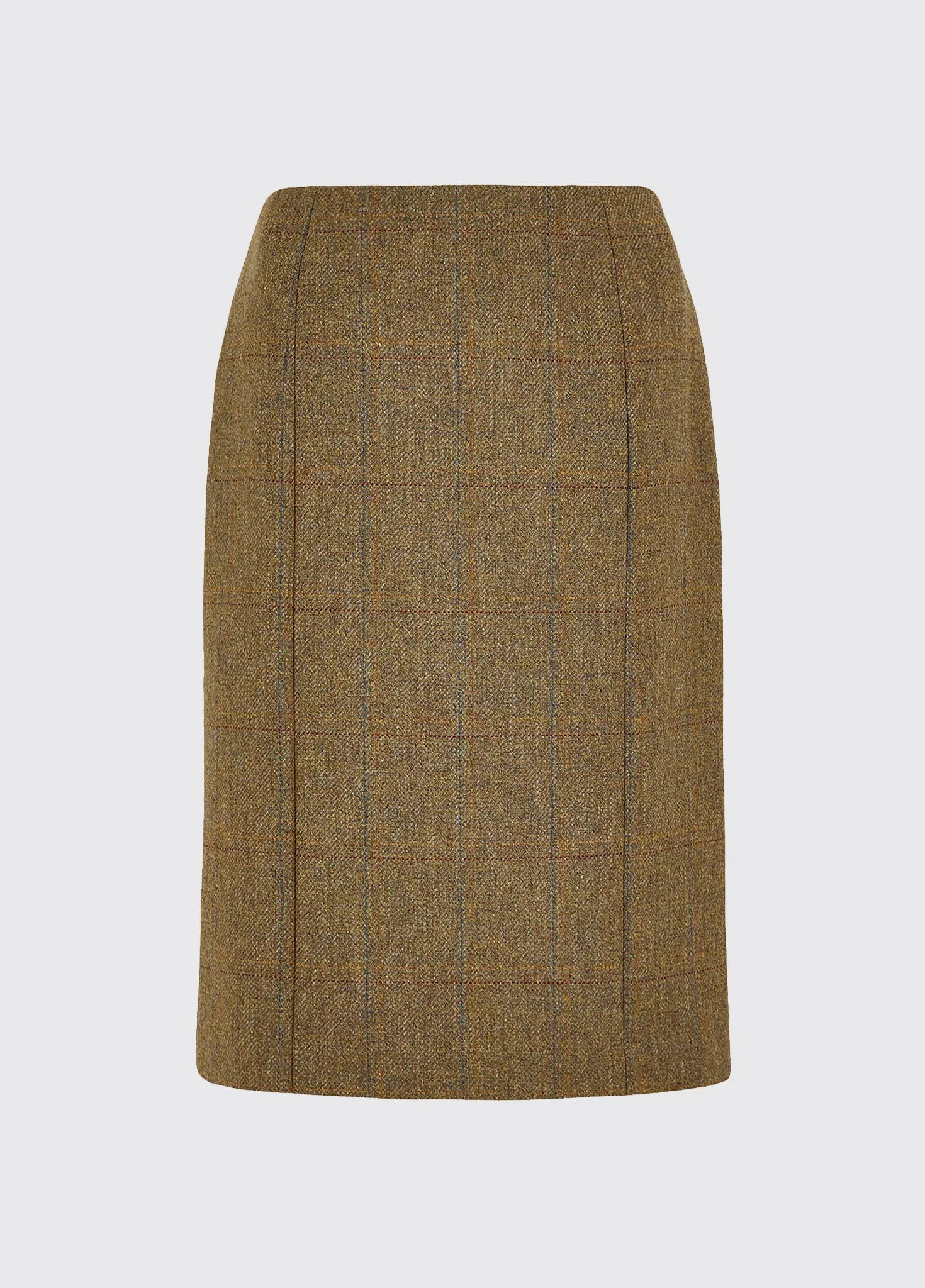 Wisteria Tweed Pencil Skirt - Burren