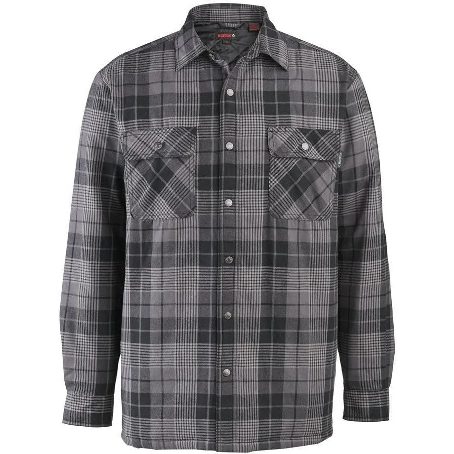 Wolverine Men's Forester Work Shirt Jacket - Gray Plaid - W1200440-020