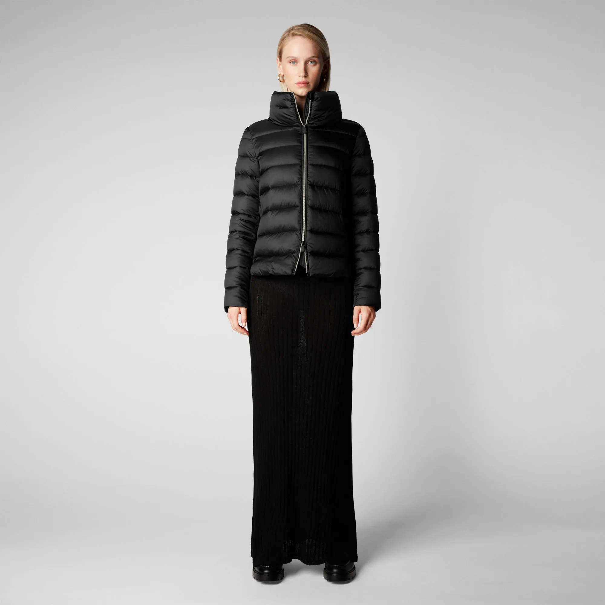 Women's Elsie Puffer Jacket in Black