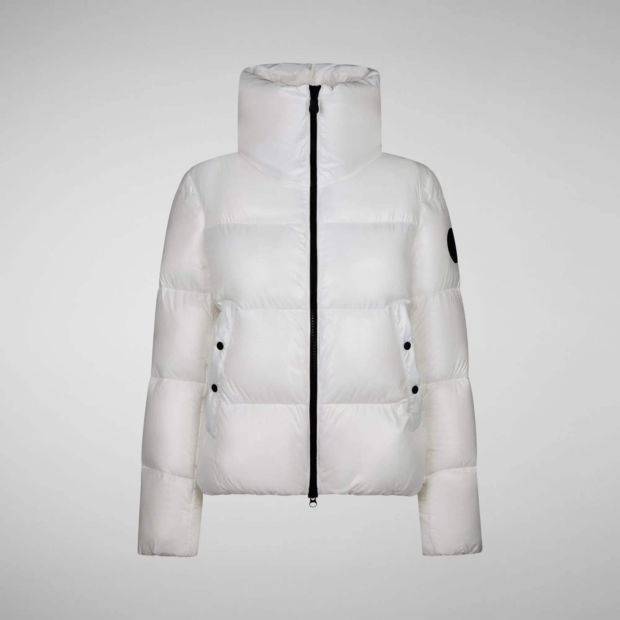 Women's Isla Puffer Jacket in Off White