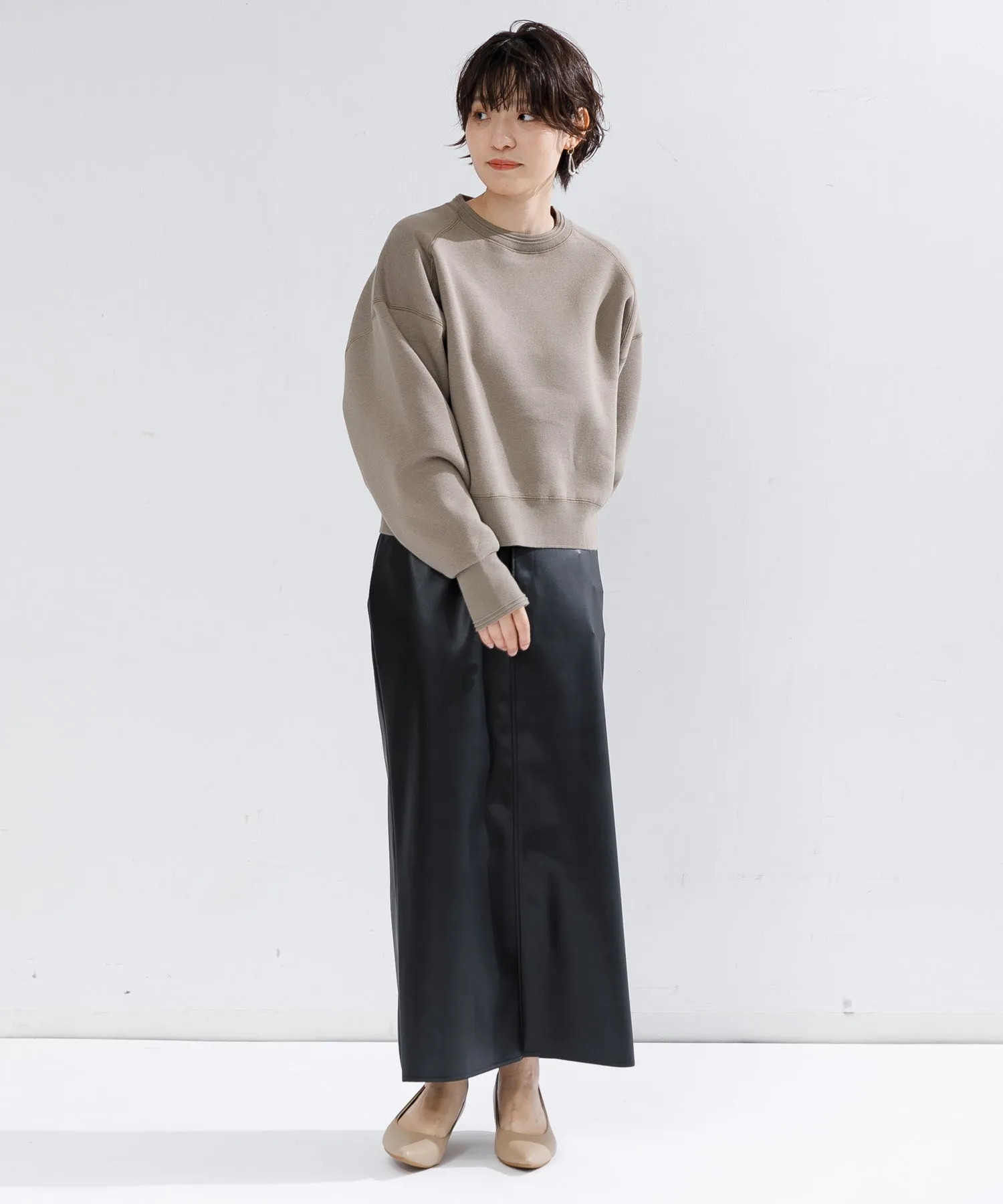 【WOMEN】upper hights Kloss フェイクレザースカート