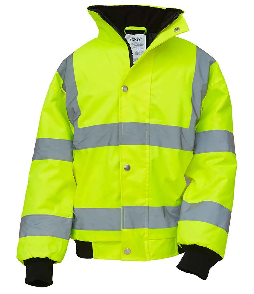 Yoko Hi-Vis Bomber Jacket (Childrens)