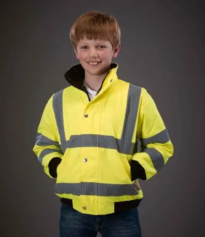 Yoko Hi-Vis Bomber Jacket (Childrens)